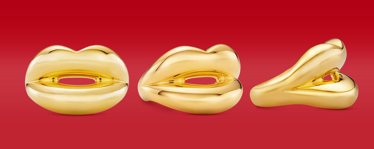 golden lips banner