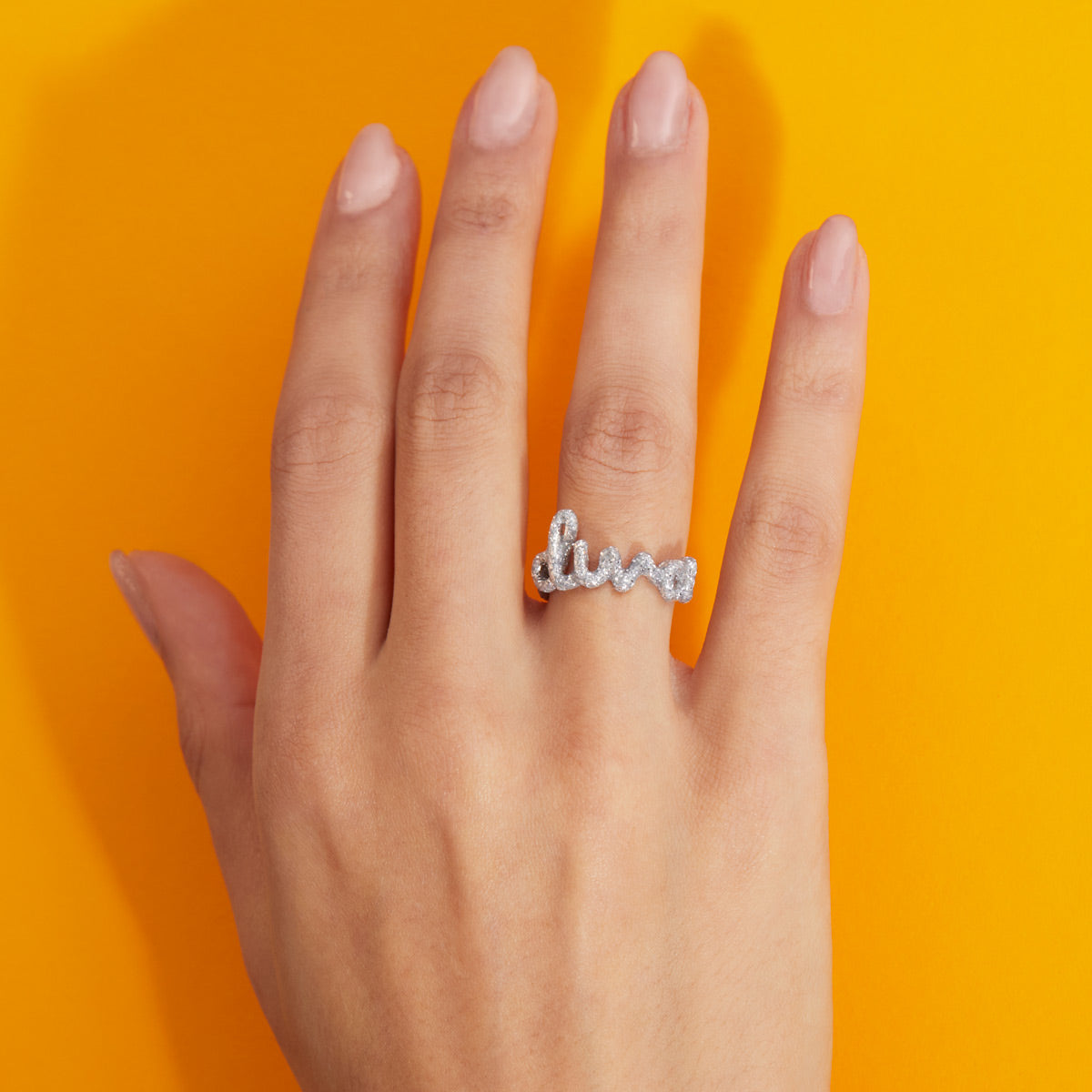 Diva Hotscript Glitter Silver